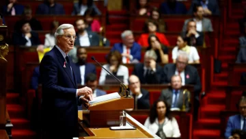 Francia: déficit, pensiones y migración, entre los ejes del discurso de Barnier a la Asamblea