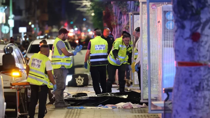 Al menos seis muertos y nueve heridos en un ataque terrorista en Tel Aviv