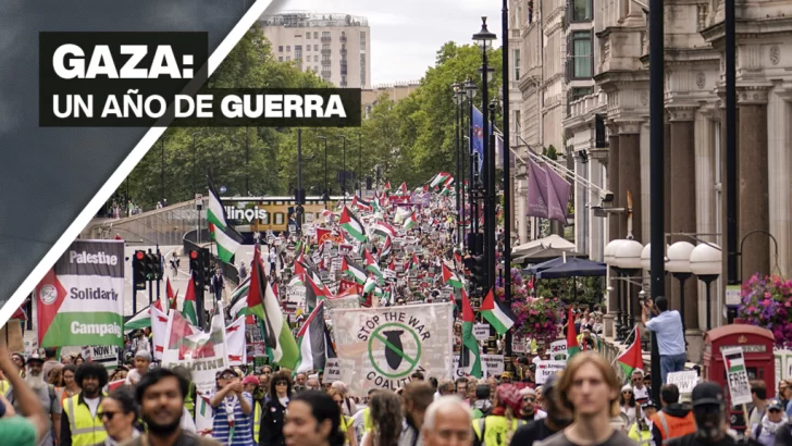 La guerra en Gaza retumba en Londres