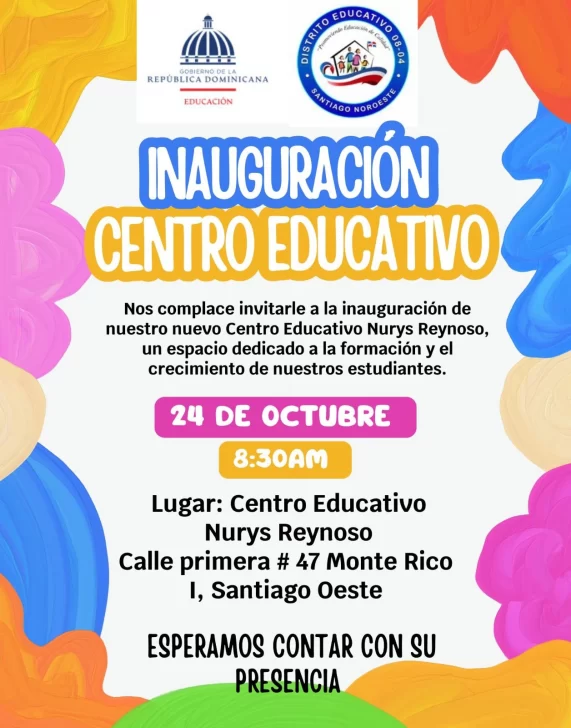 Nombran Nurys Reynoso, nuevo centro educativo público