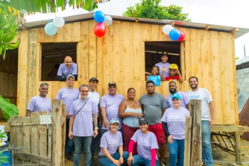 TECHO construye 18 viviendas para familias vulnerables en Los Alcarrizos