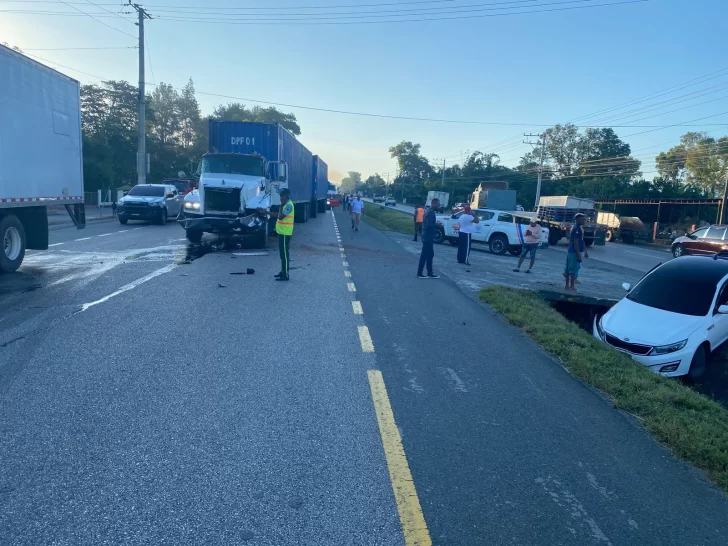 Dieciséis personas afectadas en un accidente múltiple en Monseñor Nouel