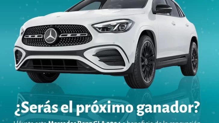 Rehabilitación sorteará en navidad una yipeta Mercedes Benz GLA 2024