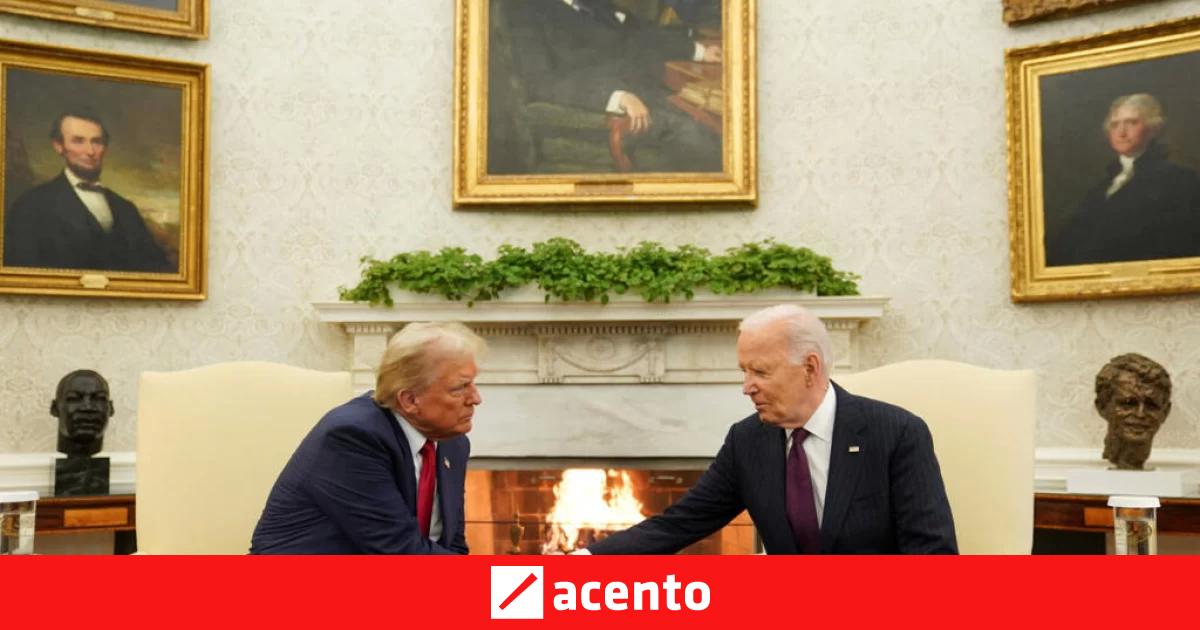 Trump se reúne en la Casa Blanca con Biden, en una tradición de ...