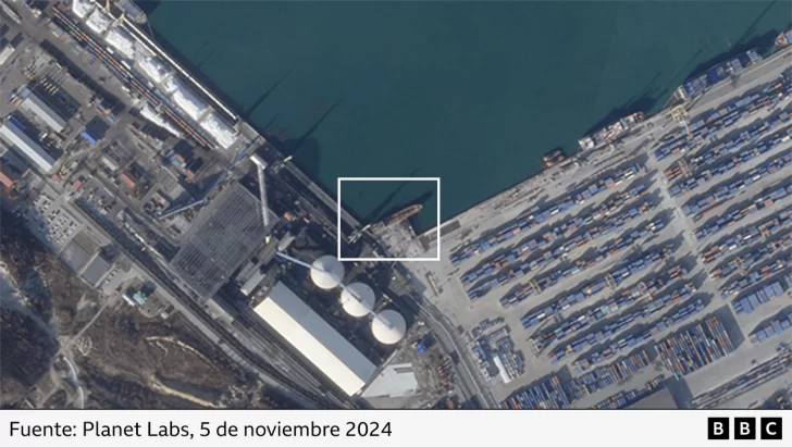 Las imágenes satelitales que muestran cómo Rusia le entrega decenas de miles de barriles de petróleo a Corea del Norte a cambio de su ayuda militar contra Ucrania