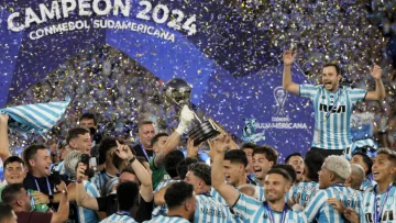 Racing Club derrota al Cruzeiro y se corona campeón de la Copa Sudamericana