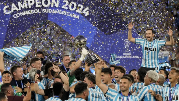 Racing Club derrota al Cruzeiro y se corona campeón de la Copa Sudamericana