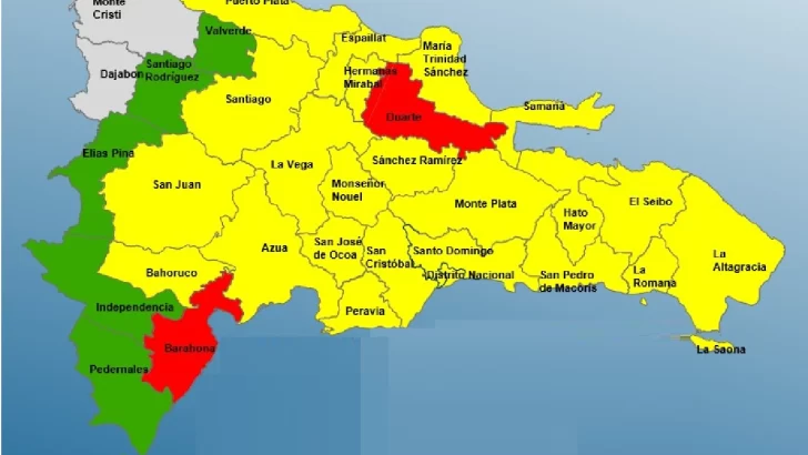 Ya van dos provincias en alerta roja y 23 en amarilla