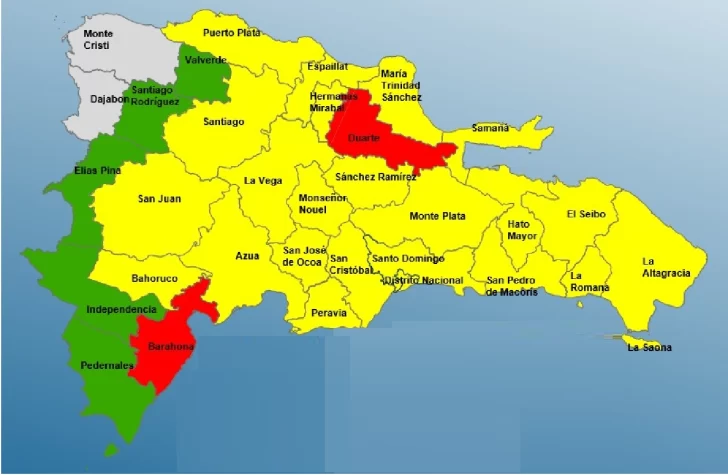 Ya van dos provincias en alerta roja y 23 en amarilla