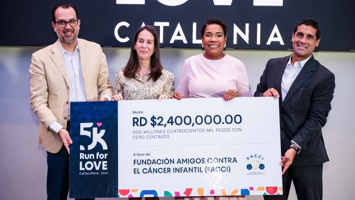 Más de RD$ 2.4 millones recaudados para la lucha contra el cáncer infantil en la carrera Catalonia 5K