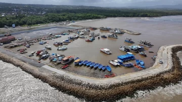 Apordom continúa trabajos de mantenimiento en muelle de Río San Juan