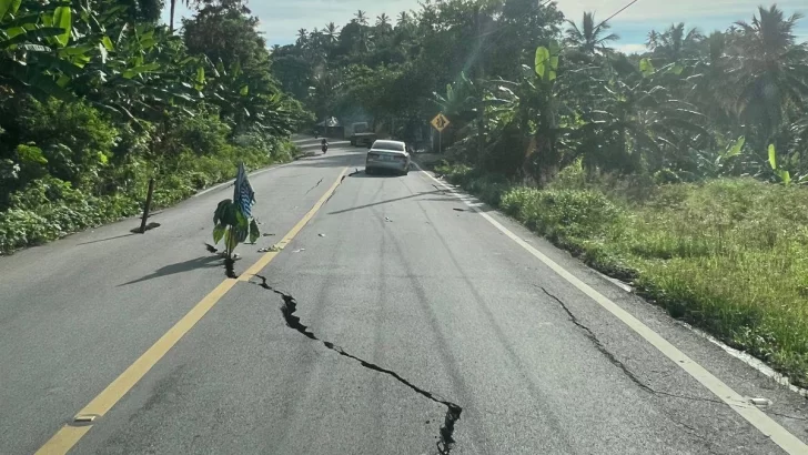 Determinan origen de falla de desplazamiento en la carretera de Las Galeras