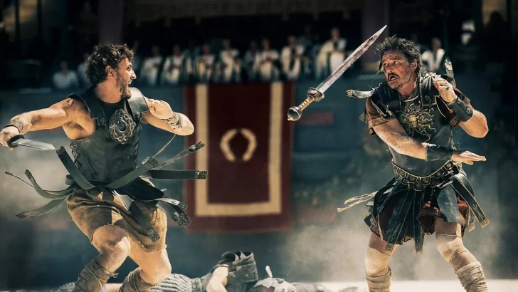 'Es de lejos la mejor película comercial del año': la crítica de la BBC de la secuela de Gladiator