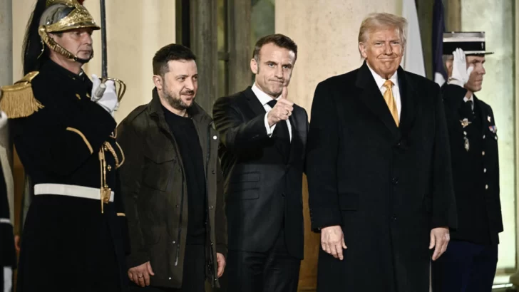 Reunión Macron, Trump y Zelenski antes de la reapertura de la catedral Notre Dame