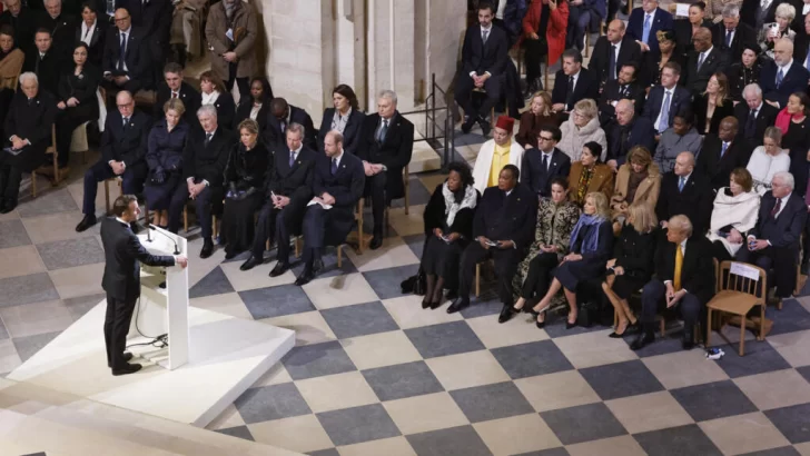 Macron expresa la gratitud de Francia a quienes salvaron Notre-Dame