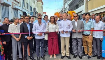 Embajador de China visita SFM; inaugura zona comercial y recibe llave de la ciudad