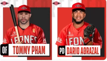 Los Leones del Escogido se refuerzan con Pham y Agrazal