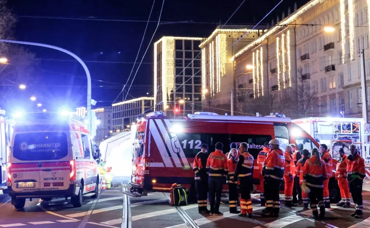 Al menos dos muertos y casi 70 heridos en atropello en mercadillo de Navidad en Alemania