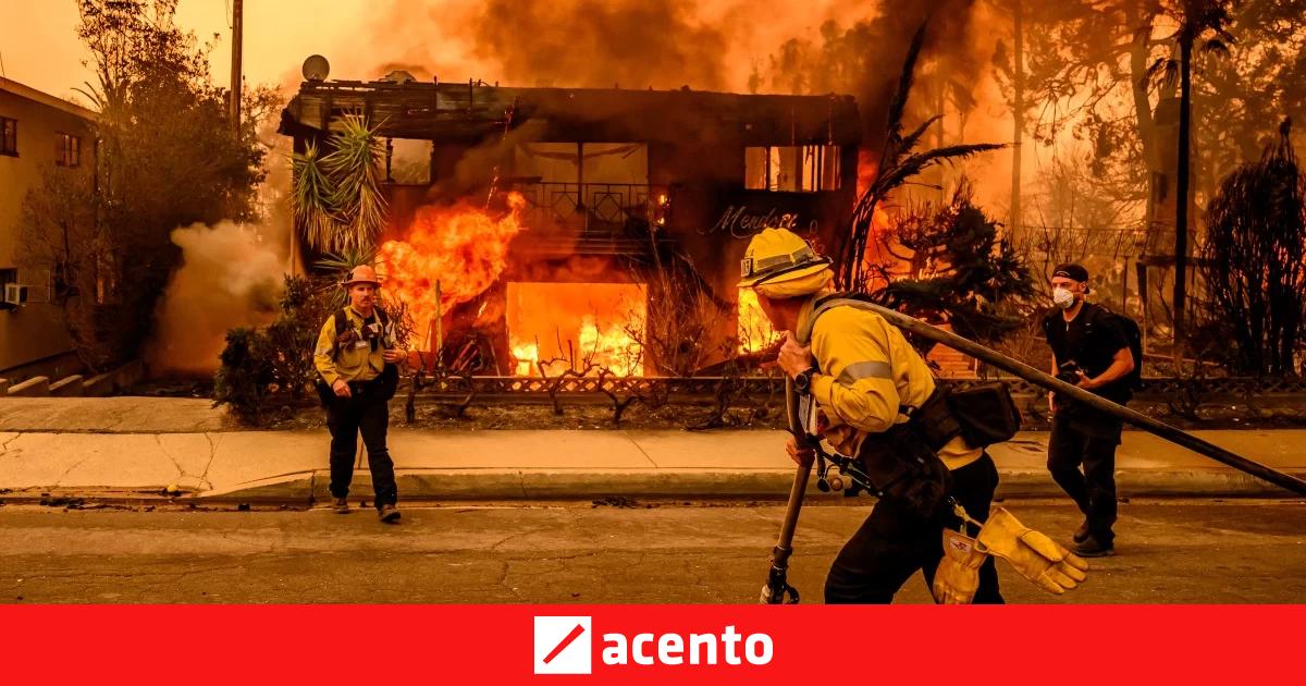 Celebridades huyen de los incendios en Los Ángeles y Hollywood cancela eventos