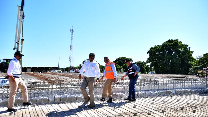 Construcción de la avenida de circunvalación de Bani, casi terminada