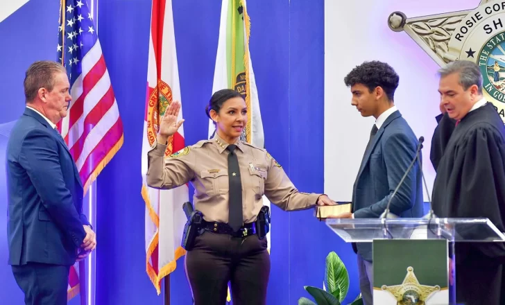 Rosie Cordero-Stutz, nacida en RD, es la nueva sheriff de Miami-Dade