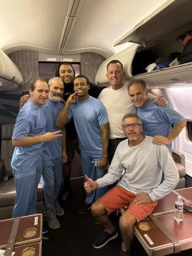  Seis ciudadanos estadounidenses que estaban detenidos en Venezuela liberados por gestiones de Richard Grenell. EFE/@RichardGrenell