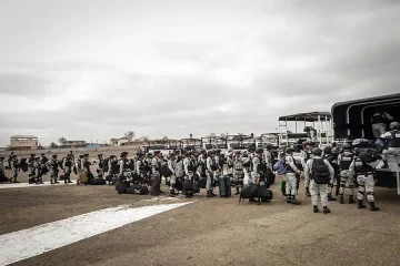 La Guardia Nacional de México refuerza seguridad en la fronteriza Tijuana con 500 agentes