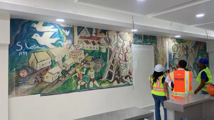 Pese a advertencia, mural de Silvano Lora fue destruido durante trabajos de remodelación