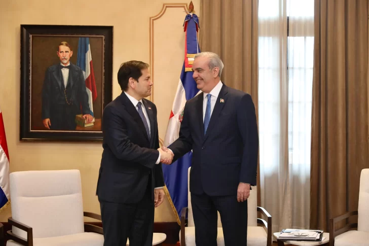 Abinader recibe al secretario de Estado de EE.UU., Marco Rubio