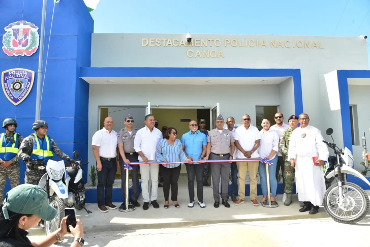 Gobierno inaugura destacamento en Barahona