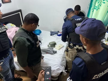 Incautan arma de fuego y más de 3,000 gramos de cocaína en La Romana