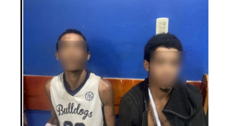 Apresan a dos hombres por robo en taller de La Vega Apresan a dos hombres por robo en taller de La Vega