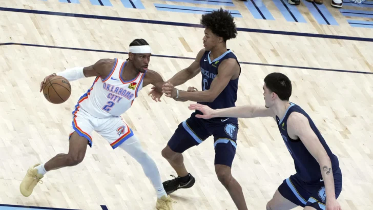 Oklahoma deprime a Memphis, Cleveland va a 'playoff' y Boston se infla de triples Oklahoma deprime a Memphis, Cleveland va a 'playoff' y Boston se infla de triples