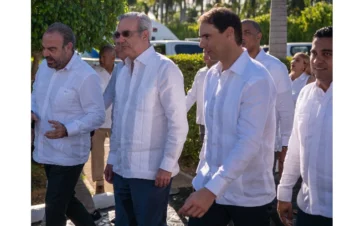 Abinader y Rafael Nadal en inauguración del Hotel ZEL Punta Cana