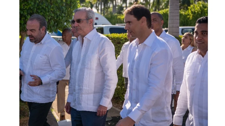 Abinader y Rafael Nadal en inauguración del Hotel ZEL Punta Cana