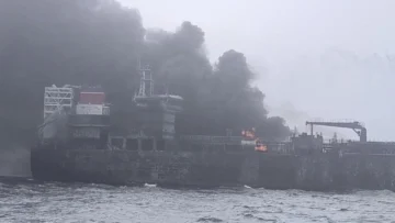 Colisión en el Mar del Norte: el incendio continúa en el buque de carga Stena Immaculate