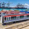Llegaron más vagones para el metro de Santo Domingo