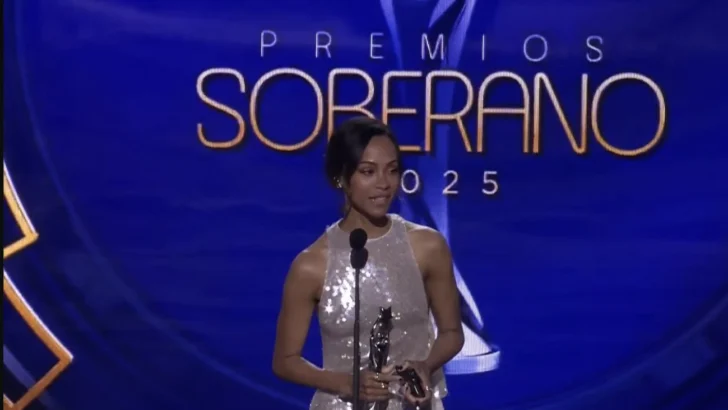 El Gran Soberano lo gana la actriz Zoe Saldaña El Gran Soberano lo gana la actriz Zoe Saldaña