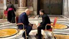Encuentro ‘productivo’ entre Trump y Zelenski en la Basílica San Pedro