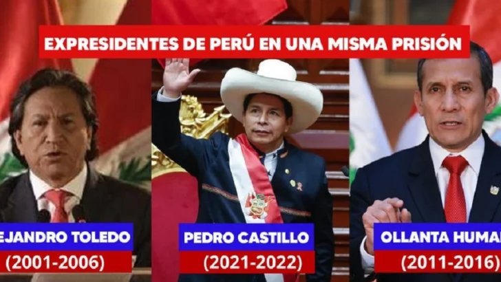 Humala compañero de celda de Castillo y Toledo Humala compañero de celda de Castillo y Toledo