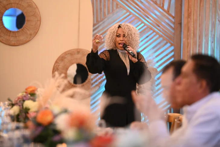  La vocalista Giovanna Reynoso.