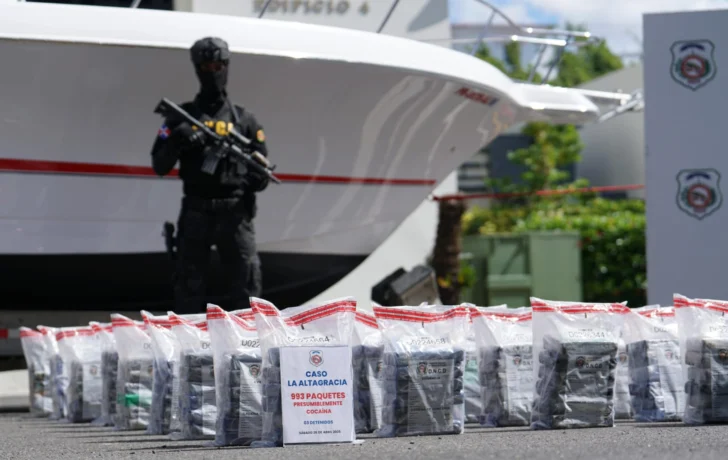 DNCD: Cargamento incautado en La Altagracia pesó más de mil kilogramos