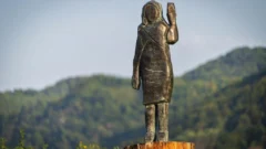 ¿Quién se ha robado la estatua de Melania Trump?