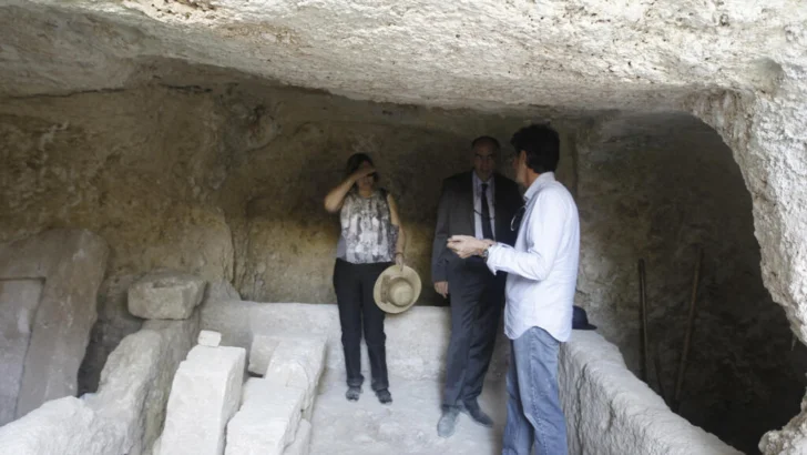 Palestinos temen que Israel se apodere de un yacimiento arqueológico en Cisjordania