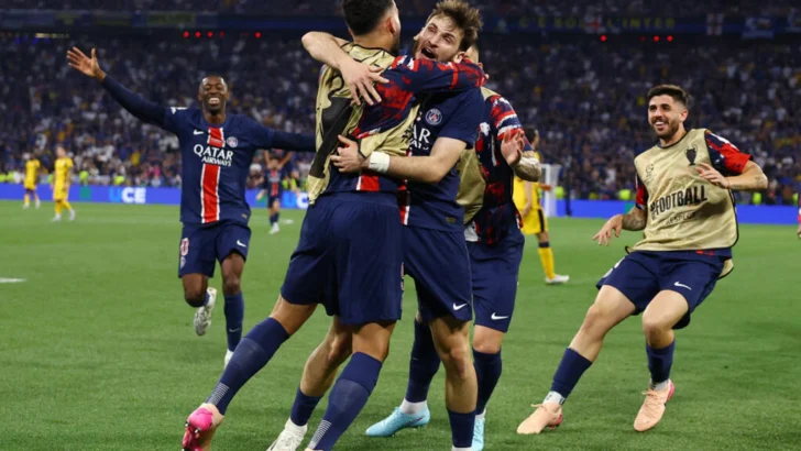 ¡Al fin! El PSG pulverizó al Inter 5 a 0 y ganó su primera Liga de Campeones