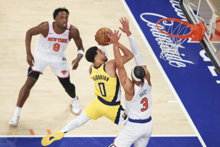 Los Pacers le arrebatan primer triunfo a Knicks en un final de locura