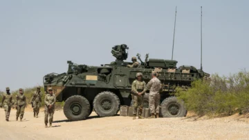 En el corazón de la nueva base militar en la frontera entre Estados Unidos y México