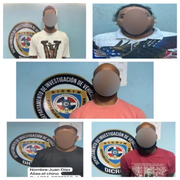 Policía Nacional desmantela banda dedicada al robo de vehículos en Gran Santo Domingo y San Cristóbal