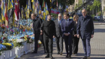 Líderes europeos viajan a Kiev para exigir a Moscú un 'alto al fuego incondicional'