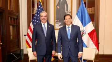 Abinader y Marco Rubio hablaron sobre Haití en Washington